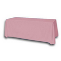 8' Blank Solid Color Polyester Table Throw - Pink Balloon